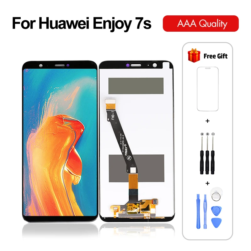 Дисплей для Huawei P Smart LCD сенсорный дигитайзер сборка Enjoy 7S дисплей экран рис LX1 LX3 ЖК