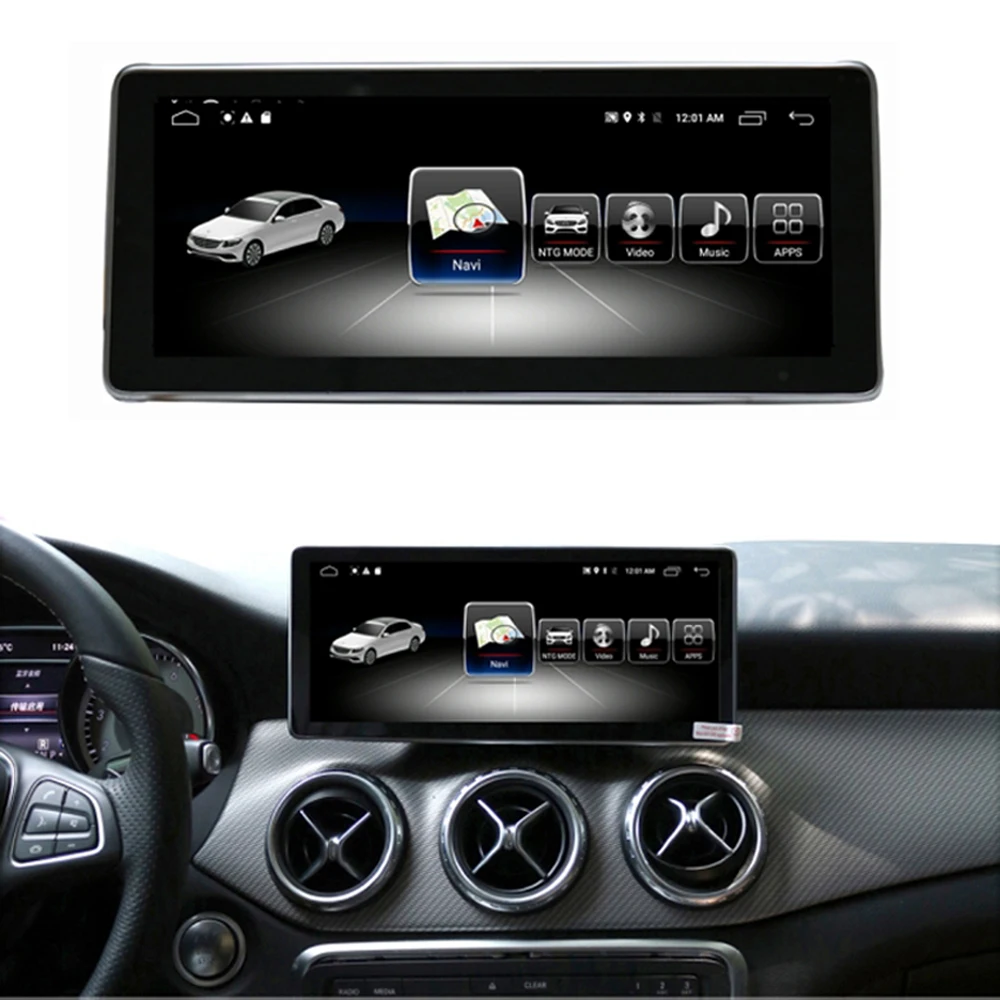 Best 10.25" 4+64G Android Multimedia Touch Screen for Mercedes Benz A Class W176 Car Comand Display upgrade with Radio GPS Navigation 5