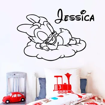 

Disney Wall Stickers Ducktales Wall Vinyl Decal Custom Baby Name Decor Kids Girl Boy Room Bedroom Accessories Post