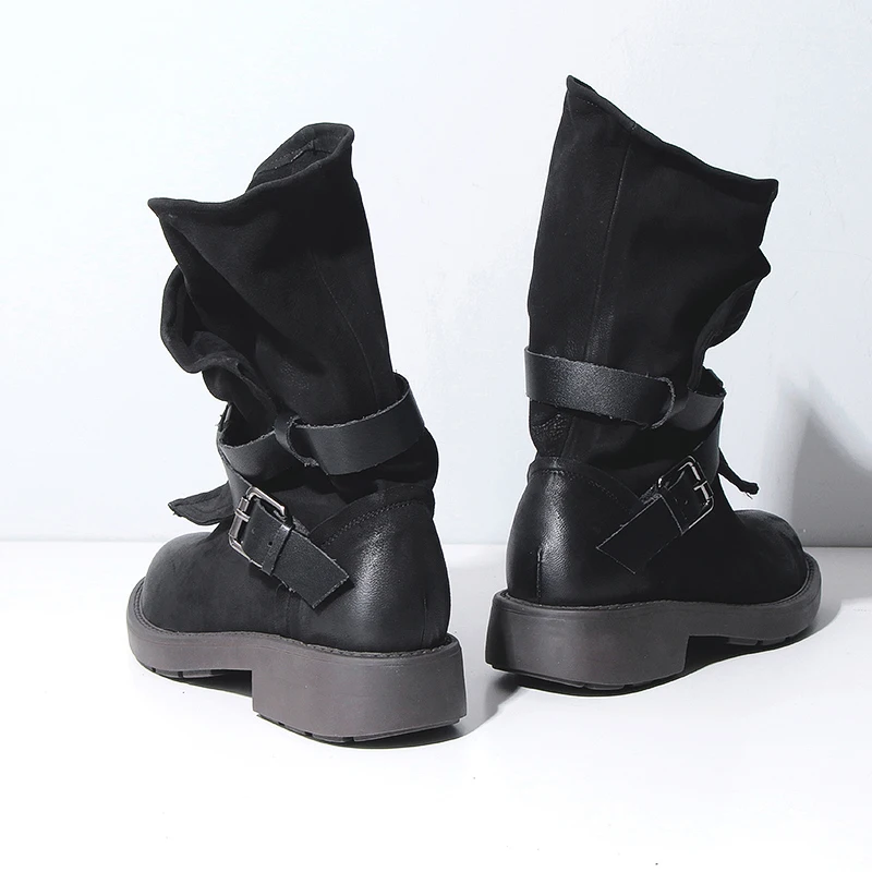 MORAZORA New brand patent leather ankle boots low heel square toe black brown ladies shoes top quality winter women boots