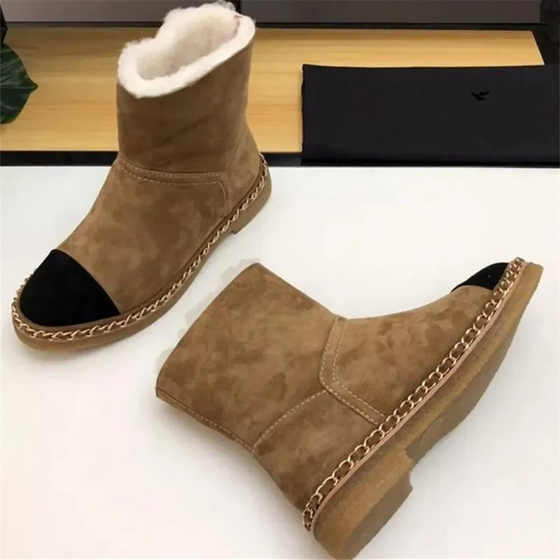 Зимние ботинки; женская зимняя обувь; Разноцветные ботильоны; Botas Mujer; ; теплые ботинки на меху с цепочкой; женская обувь;