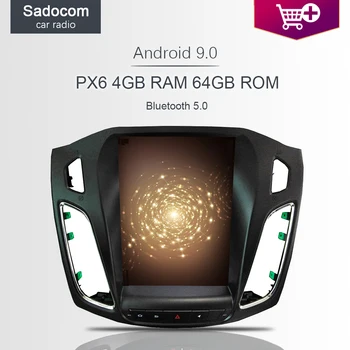 

PX6 DSP Tesla 9.7" Android 9.0 For Ford focus Mk 3 2013-2015 Car DVD Player 4G RAM Car Radio Multimedia Navigation GPS autoradio