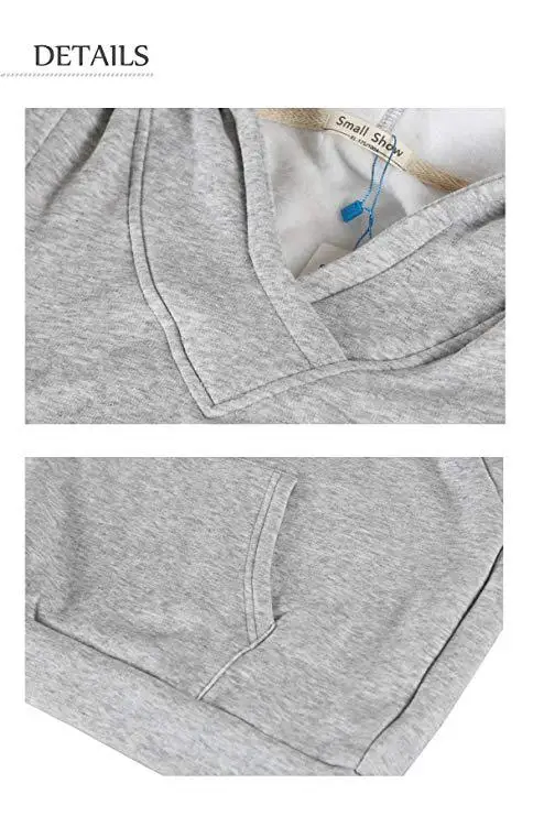 S-XL флисовая толстовка с капюшоном для кормления, одежда для кормления, однотонный серый Модный укороченный топ, толстовка с капюшоном, верхняя одежда, женская одежда для кормления грудью