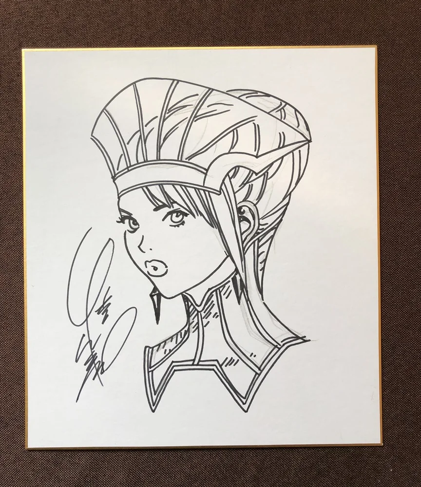 Рукописные иллюстрации Junji Itou Shikishi художественная доска с автографом 272*242 11A