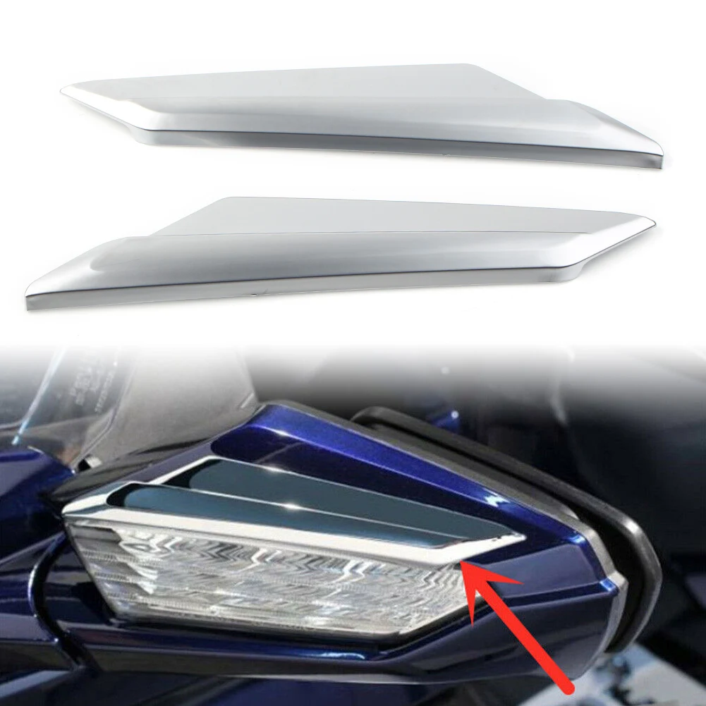 

Матовая хромированная накладка на заднее зеркало мотоцикла ABS декоративные детали 2 шт. для Honda Goldwing GL1833 GL1800 2018 2019 2020