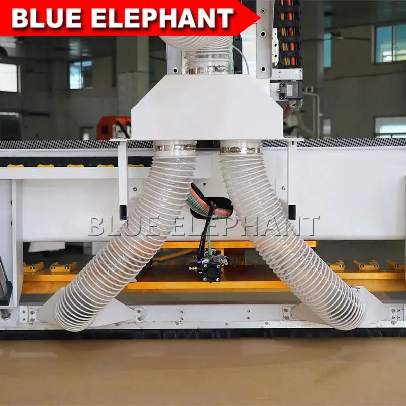 Синий слон 4×8ft автоматический сменный инструмент деревообрабатывающий фрезерный станок с ЧПУ Оборудование 1325 УВД деревообрабатывающий центр для деревянного кухонного шкафа