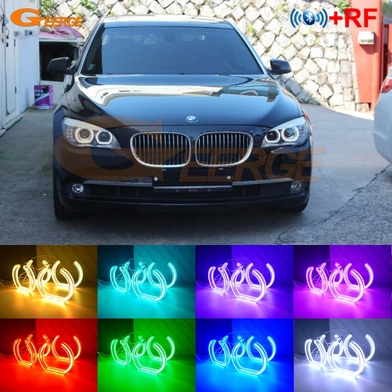 Для BMW F01 F02 F03 F04 730d 740d 740i 750i 760i RF Remote BT приложение многоцветный DTM стиль RGB комплект