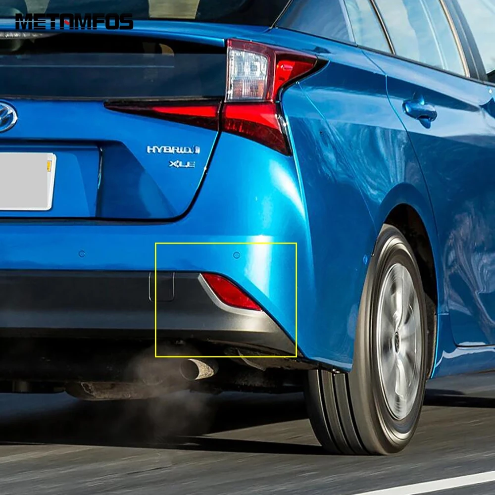 Для Toyota Prius Hatchback хромированная лампа заднего противотуманного фонаря противотуманный светильник накладка капота рамка внешние аксессуары для автомобиля Стайлинг