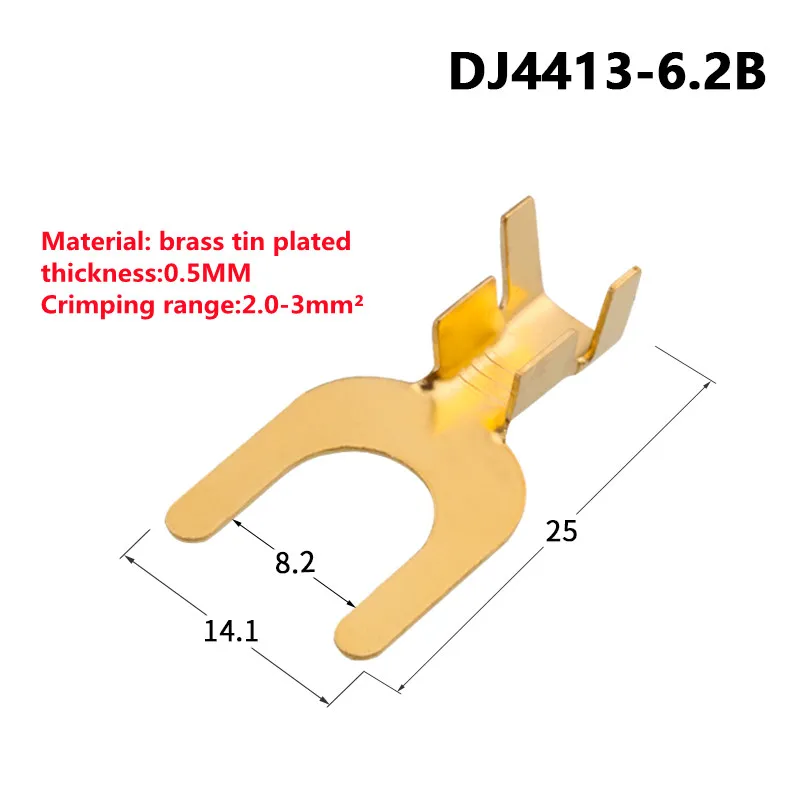100x Ringkabelschuhe M6 – Messing, 6,2mm Ring, Crimpverbinder Für Kabel, Werkstatt & Auto