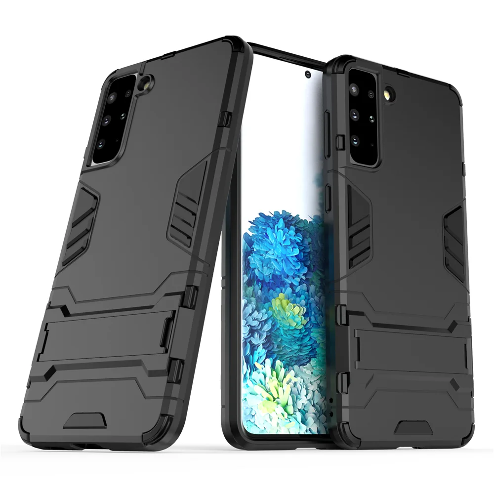 Чехол для Samsung Galaxy S21 Plus чехол S20 Ultra FE резиновый армированный жесткий телефона из