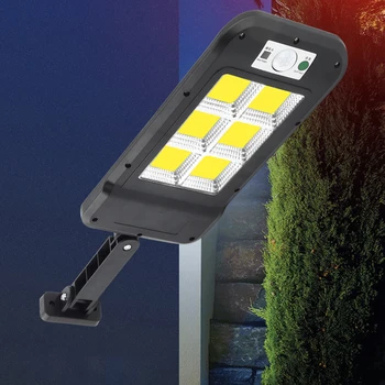 

COB Waterproof Solar Wall Light Outdoor Decorative Walkway Landscape Human Motion Sensor Remote Control Security Lamp