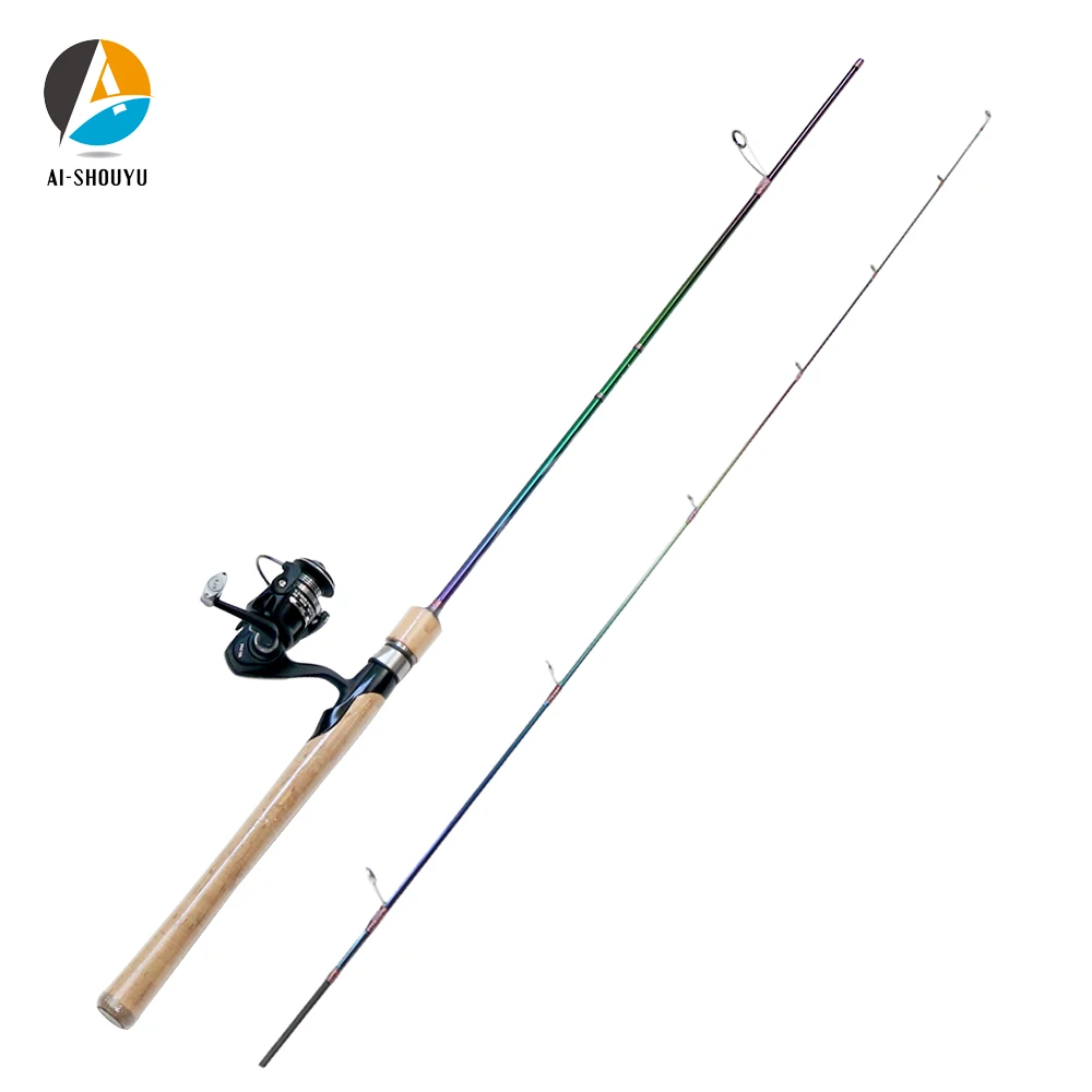 AI-SHOUYU Rod Combo Carbon Trout Spinning Rod Lightweight Sensitive Solid Tip1.8m 1.98m 2.1m Fast Action 2-10g 2-8lb Rod LPower AI-SHOUYU Rod Combo Carbon Trout Spinning Rod Lightweight Sensitive Solid Tip1.8m 1.98m 2.1m Fast Action 2-10g 2-8lb Rod LPower