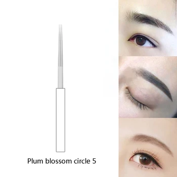 

PCL Semi-permanent tattoo embroidery needles Tattoo Eyebrow tips Flat double needle for shader makeup tool