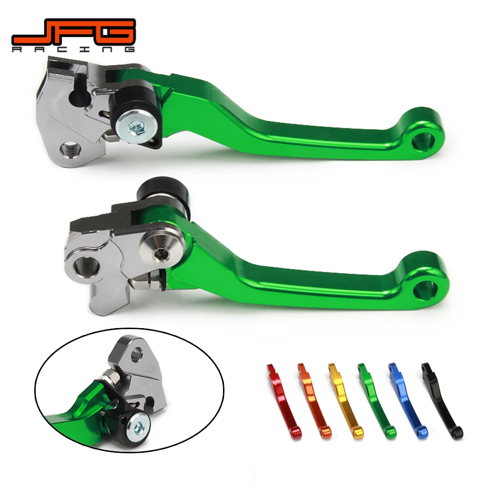 CNC Pivot Clutch Brake Levers Adjustment Capable for Kawasaki KX65 2000-2019/ KX85 2001-2019/ KX100 2001-2009/ KX125 2000-2005/ KX250 2000-2004/ KX250F 2004 Green CNC Pivot Clutch Brake Levers Adjustment Capable for Kawasaki KX65 2000-2019/ KX85 2001-2019/ KX100 2001-2009/ KX125 2000-2005/ KX250 2000-2004/ KX250F 2004 Green