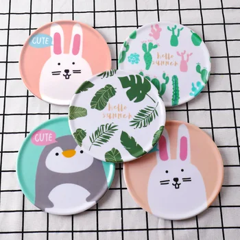 

Nordic Ceramic Steak Western Dish Plates Home Dishes Creative Plate Fruit Dish Dessert Tableware Children Rice Feeding Bowl