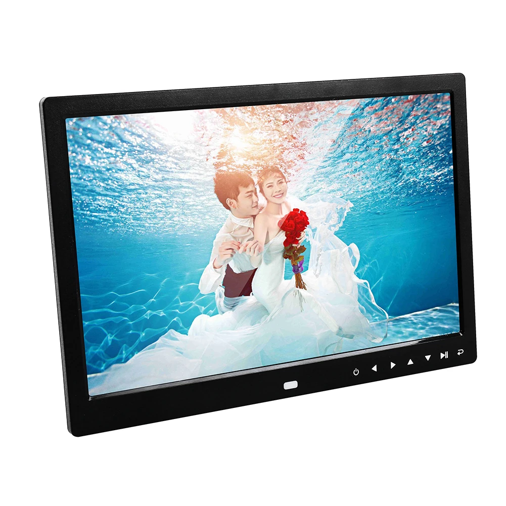 US $37.84 13 inch HD Digital Photo Frame 1280x800 Music Movie Player Remote Control MP3 MP4 Calendar Alarm Clock Electronic Album