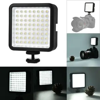 

New W64 LED Light Portable Mini Photography Video Fill Lamp 6000K Stepless Dimmable 900lm