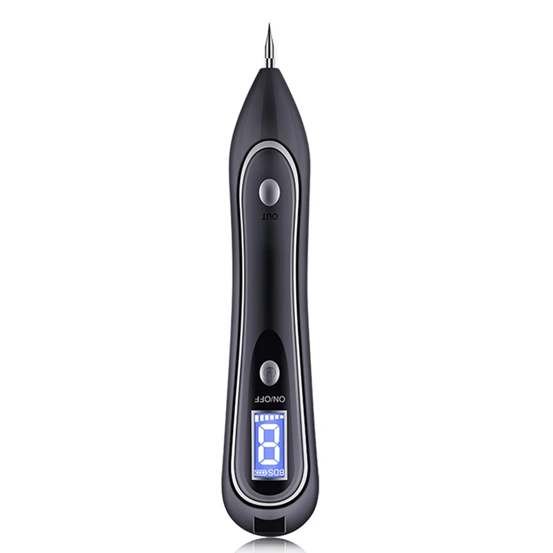 LCD Black Плагин Электрический волшебный PenUSB перезаряжаемые моль пятна веснушки удаления татуировки лазерный указатель аппарат для удаления веснушек пятна зажимы для снятия лака - Цвет: LCD Black