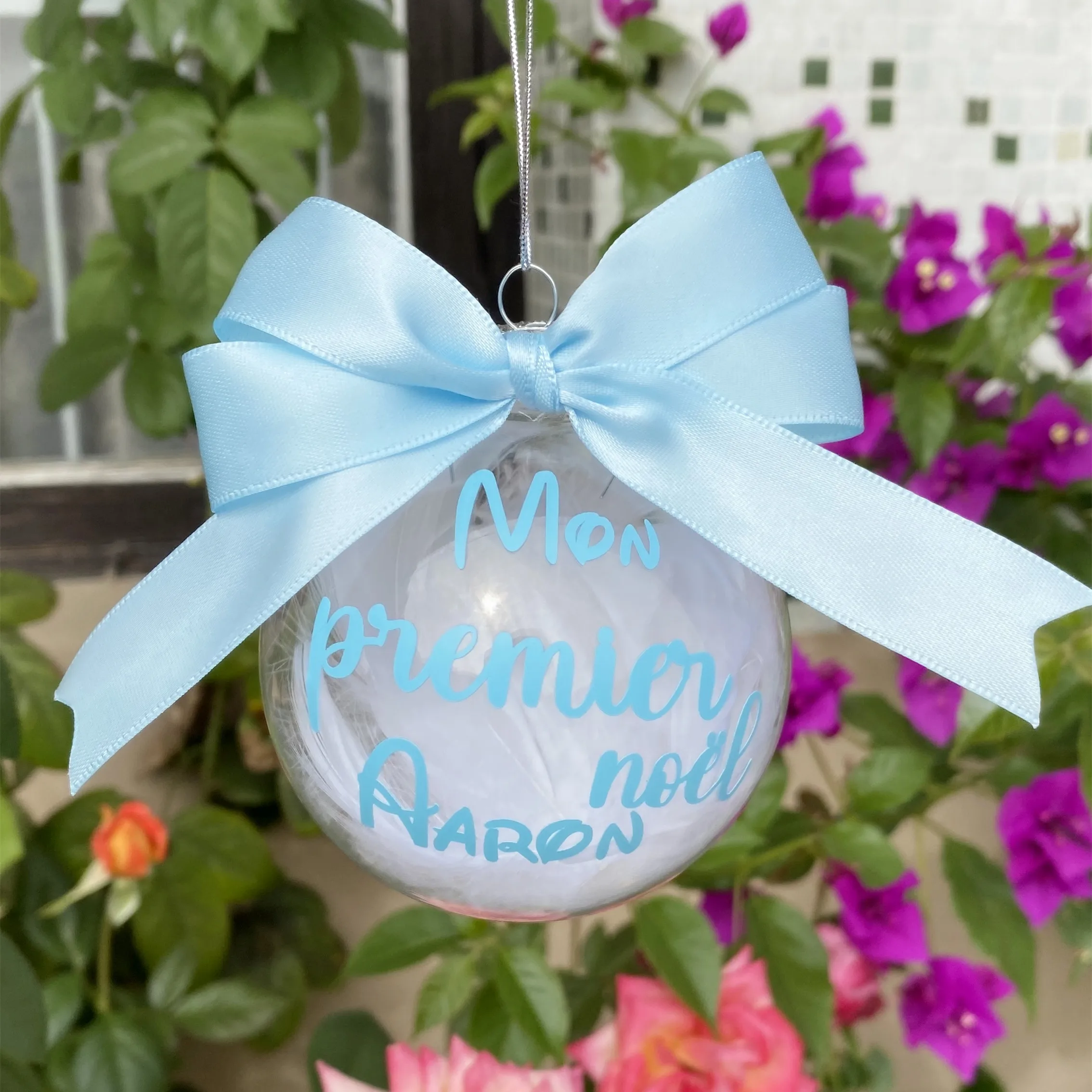 Effet D'impression 3D] Premier Noël De Bébé - Ornement Acrylique Pers - Vive La Mode