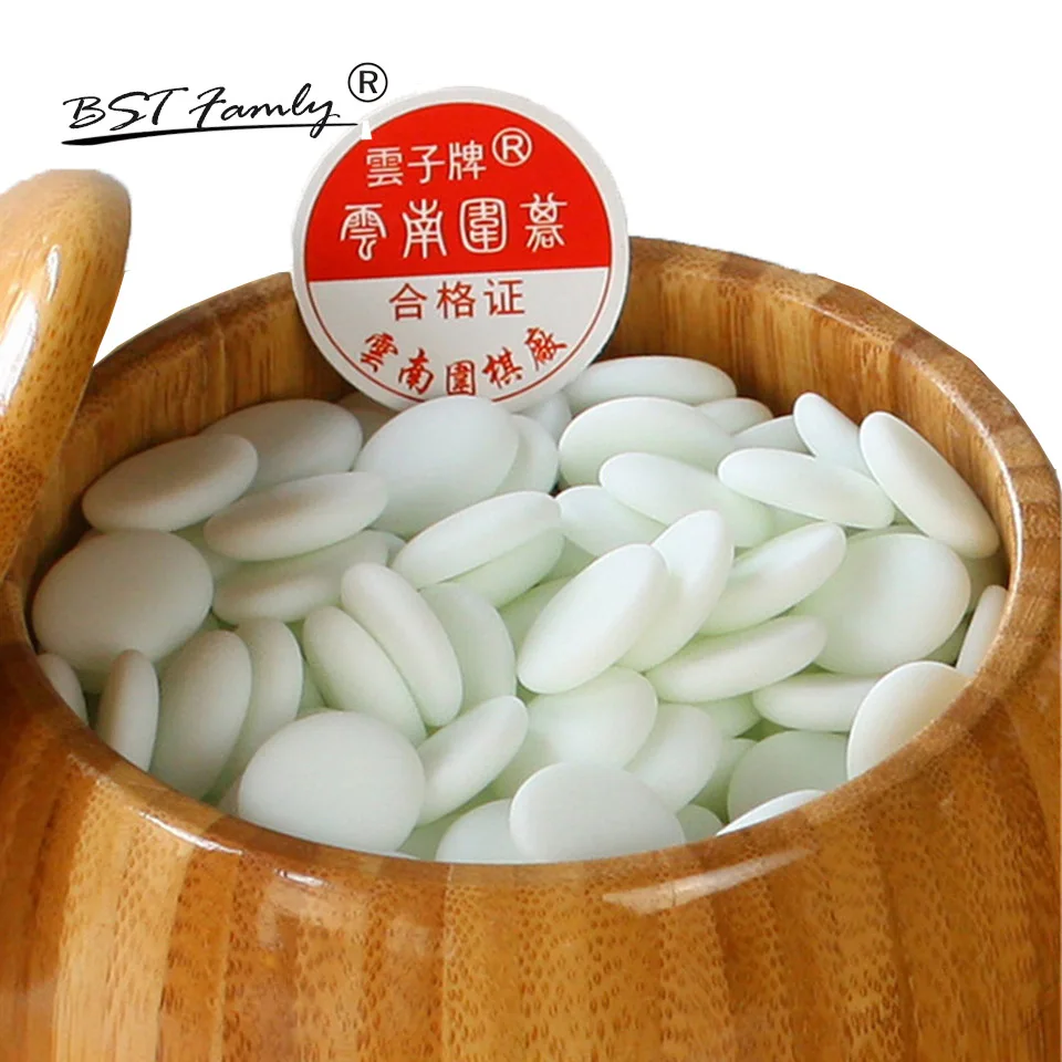 BSTFAMLY новые шахматы Yunzi b Go 2 см для 19 дорог 361 шт. без шахматной доски китайские
