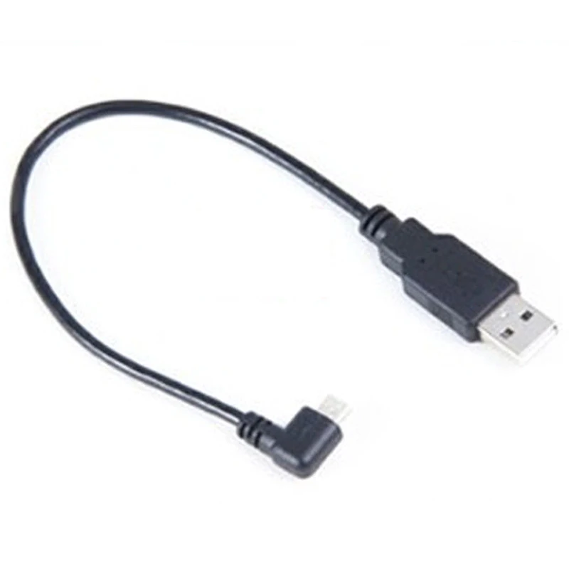20 см USB 2,0 мужчина к гнезду 90 Угловой Удлинительный адаптер кабель USB2.0 мужчин и женщин вправо/влево/вниз/вверх черный кабель Шнур