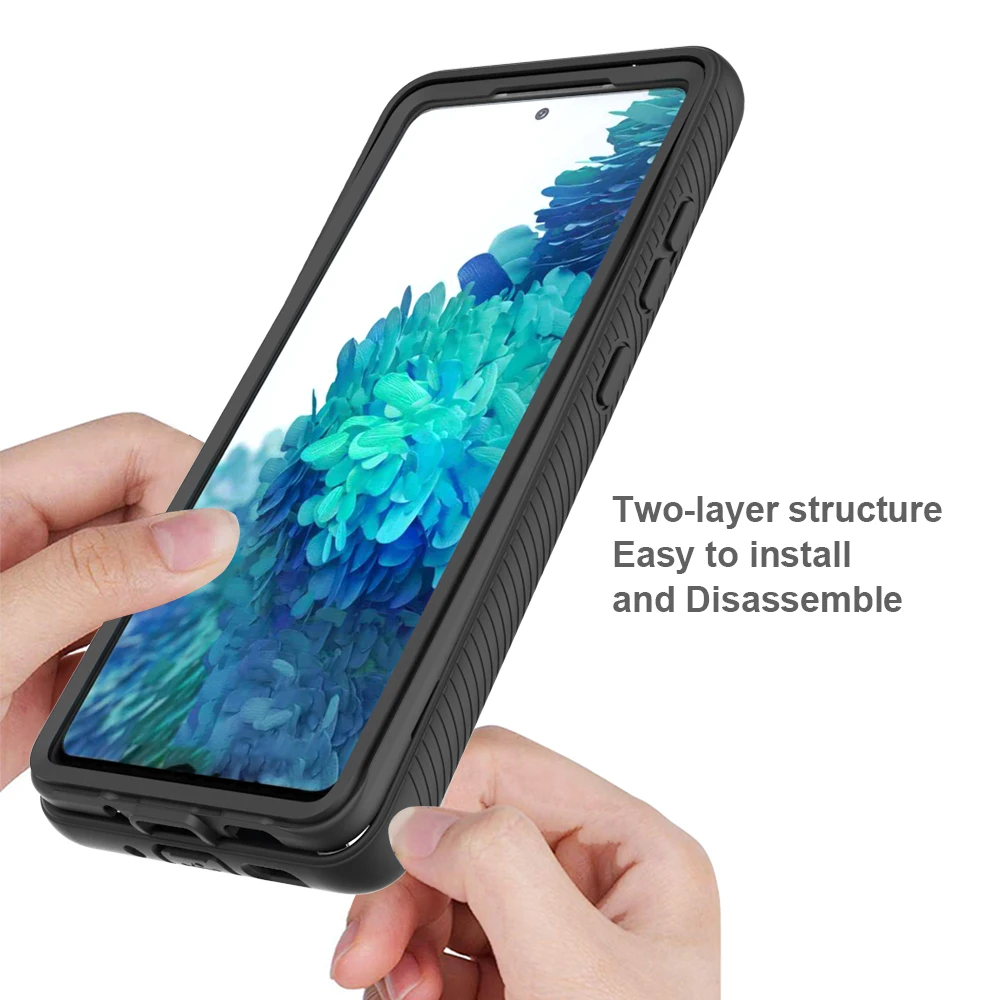 Hybrid TPU/PC Sky Case For Samsung Galaxy S20 FE Plus Ultra S20FE S20Plus S20+ Fundas Capa Two Layer Shockproof Shell Cover silicone case for samsung