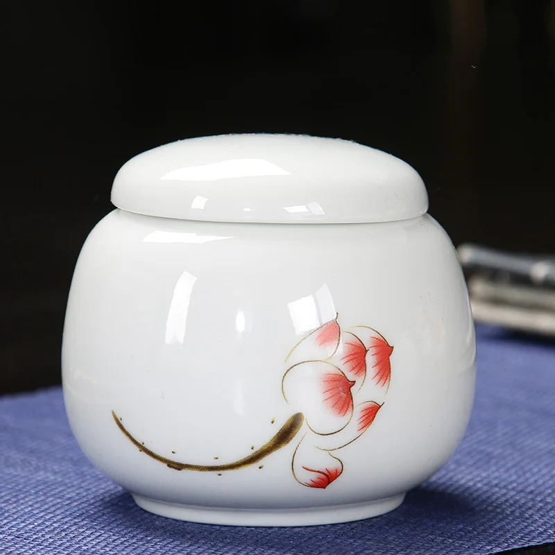hanxudaifang Керамические Мини чайные коробки банки для кухни банки для пряности резервуар для хранения чая фарфоровый горшок хранение чая банки кофе, конфеты ящик для банки - Цвет: hanxudaifang