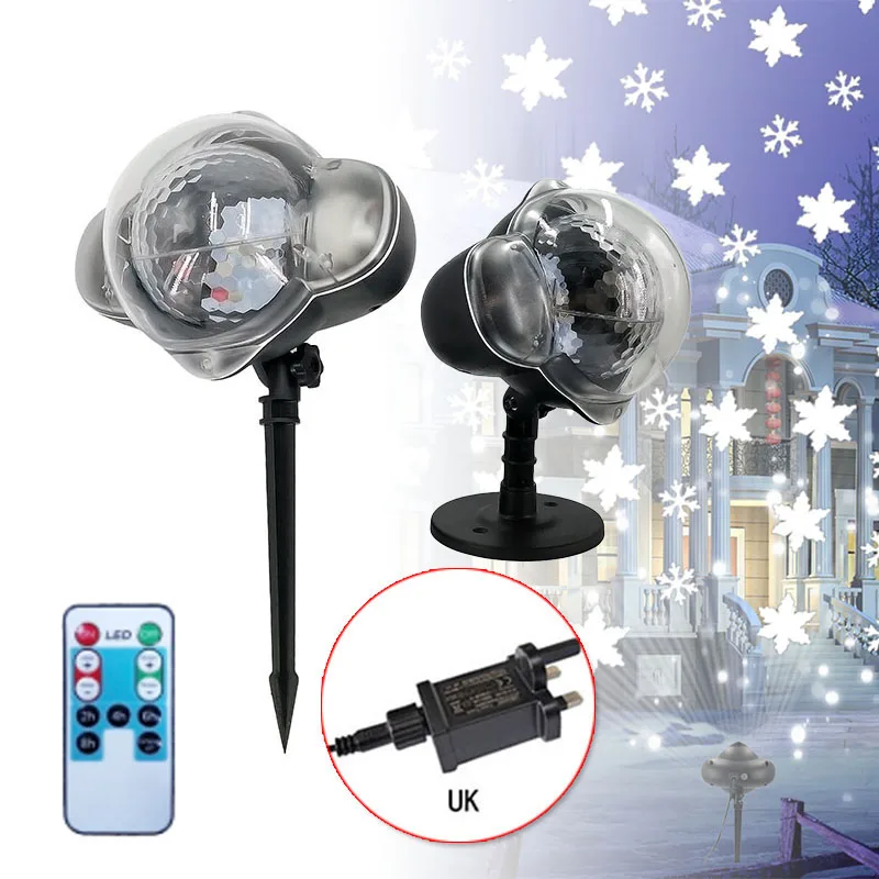 

Snowflake Light LED For Stage Lawn Snow Lamp 5V 1.2A Optional Plug Types AU/EU/US/UK Snowflake Light Set
