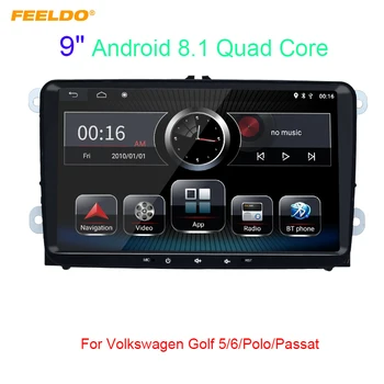 

9inch Ultra Slim Android 8.1 Quad Core Car Media Player With GPS Navi Radio For Volkswagen Golf 5/6/Polo/Passat/Tiguan/Touran