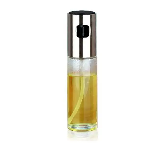 Bglass Бутылка с распылителем из нержавеющей стали, кухонный горшок с маслом, распылитель воды, барбекю, оливковое масло, бытовой спрей для приготовления пищи, масло AP11201138 - Цвет: Bglass