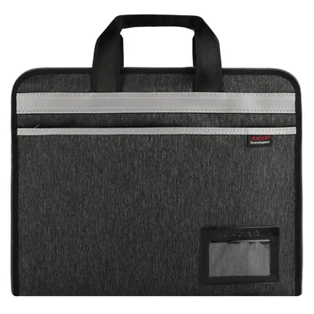 

File Bag Office Meeting Briefcase Portable Zipper File Bag Computer Bag Sac Bandouliere Homme Computer Bag Shoulder Bags for Men