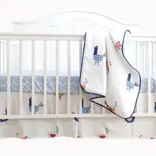 Хлопковая детская кроватка для младенца Защитные подушки, постельные принадлежности, детские подушки, простыни, юбки, бамперы для кроватки, набор(курица, комплект из 3 предметов