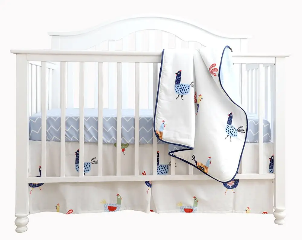 crib sheet and bumper set