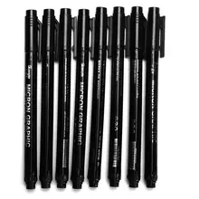 8 шт. мелкий наконечник микрон Лайнер Маркер черные чернила для ручки Водонепроницаемый Рисунок ручка для комиксов ручная роспись школьные принадлежности