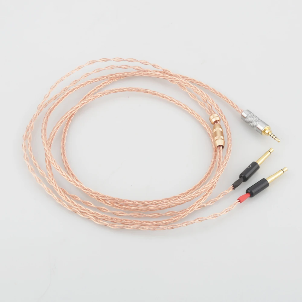 Audiocrast 8cores OCC Copper Replacement Headphones Cable Audio Upgrade Cable For Meze 99 Classics Focal Elear Headphones