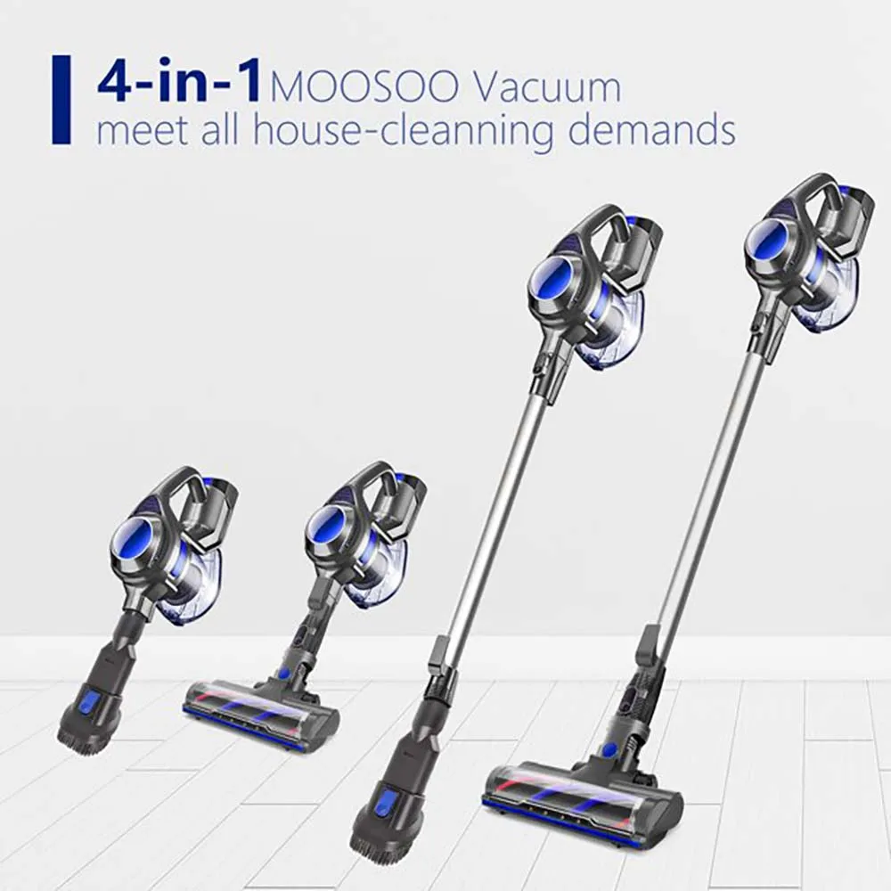 MOOSOO X6 Pembersih Vakum Nirkabel 4 In 