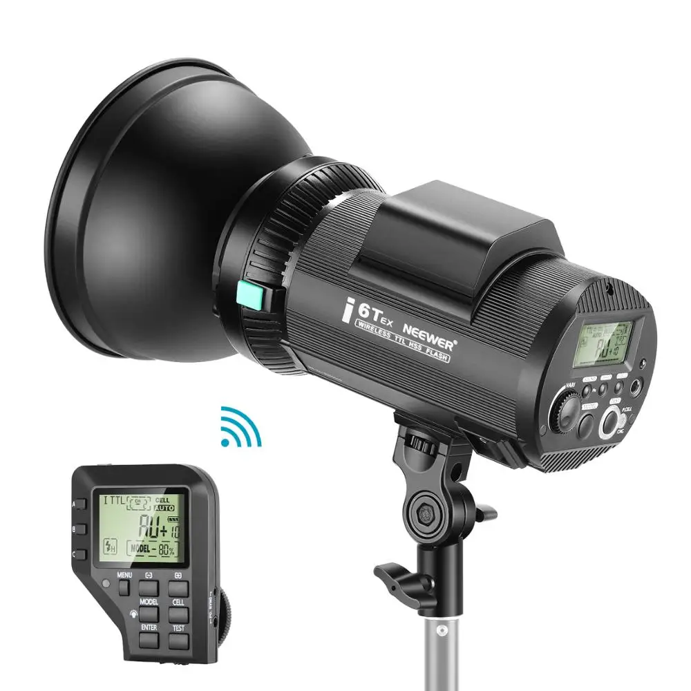 Neewer i6T EX 600 Вт 2 4 г ttl Студия стробоскоп 1/8000 HSS вспышка моносвет Совместимость с Nikon беспроводной