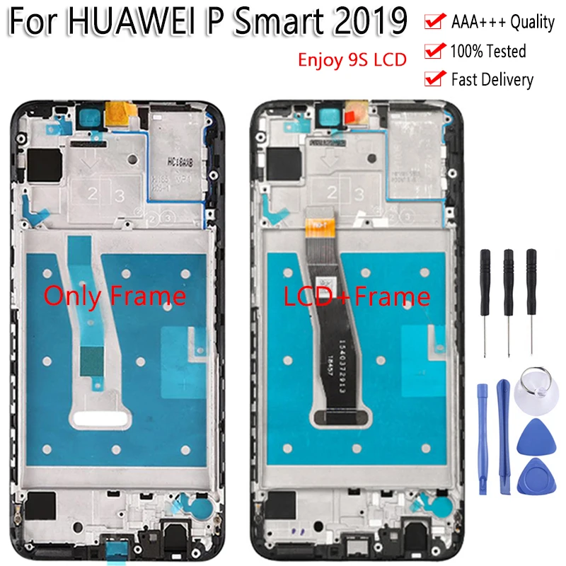 5 65 &quotдля Huawei P Smart 2019 POT LX1 LX2 ЖК дисплей сенсорный экран с рамкой дигитайзер сборка