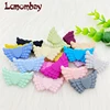 10PCS  BPA Free Angel Wing silicone Beads Baby Teethers Food Grade Baby Teething Toys For Pacifier Chain Necklace DIY Accessorie 2