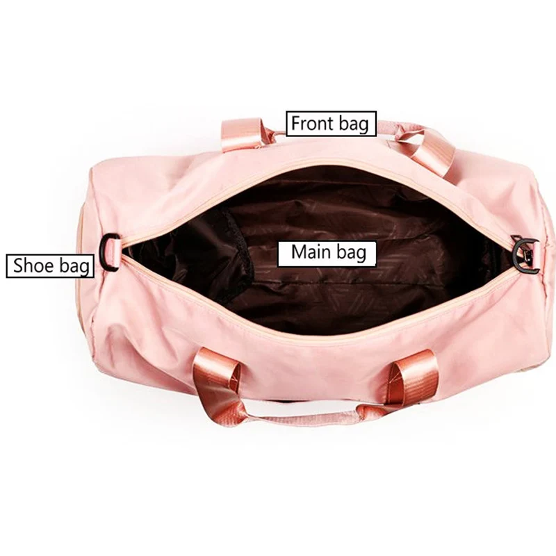 Duffel Bags For Sports Women Gym Bags Set Outdoor Travel Storage Bags Waterproof Fitness Luggage Bag Girl Yoga Crossbody Bag