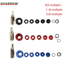 

1set Archery Aluminum Hooded Peephole Peep Sight With 37/45 Inch And 5 Inner core sizes For Compound Bow Accessories