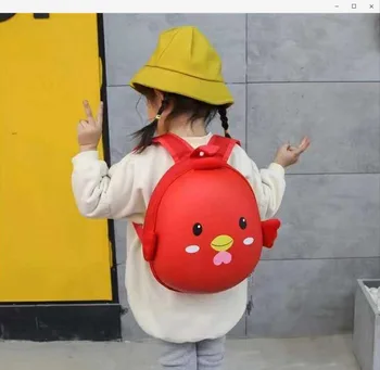 

Cute Chicken Baby Backpack children Eggshell Hard Shell Bag Boy Girls Schoolbag Eggshell Chicken Doll Backpack