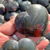 Hot Selling Hand Carved Crystals Crafts Gemstone Natural Bloodstone Heart Shaped Stones For Buyer 1
