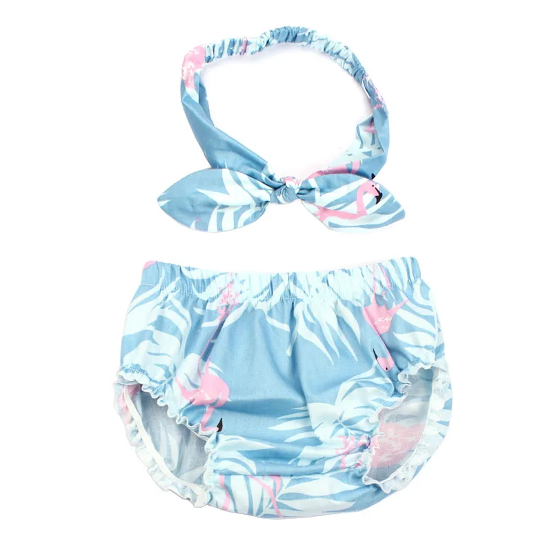 Fashion Baby Bloomers Baby Girl Cotton Cherry pattern Ruffle Diaper Cover Toddler Cotton Shorts Clothes (8)