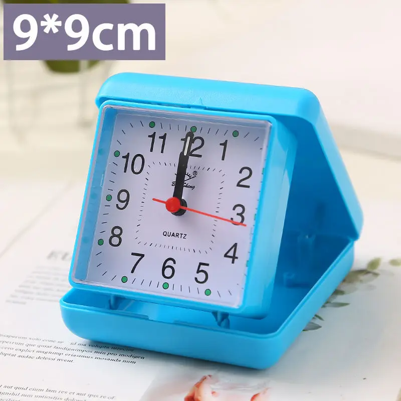 Reloj despertador silencioso para estudiantes, creativo, mesita de noche,  simple, moderno, multifunción, electrónico, con luz nocturna, campana de