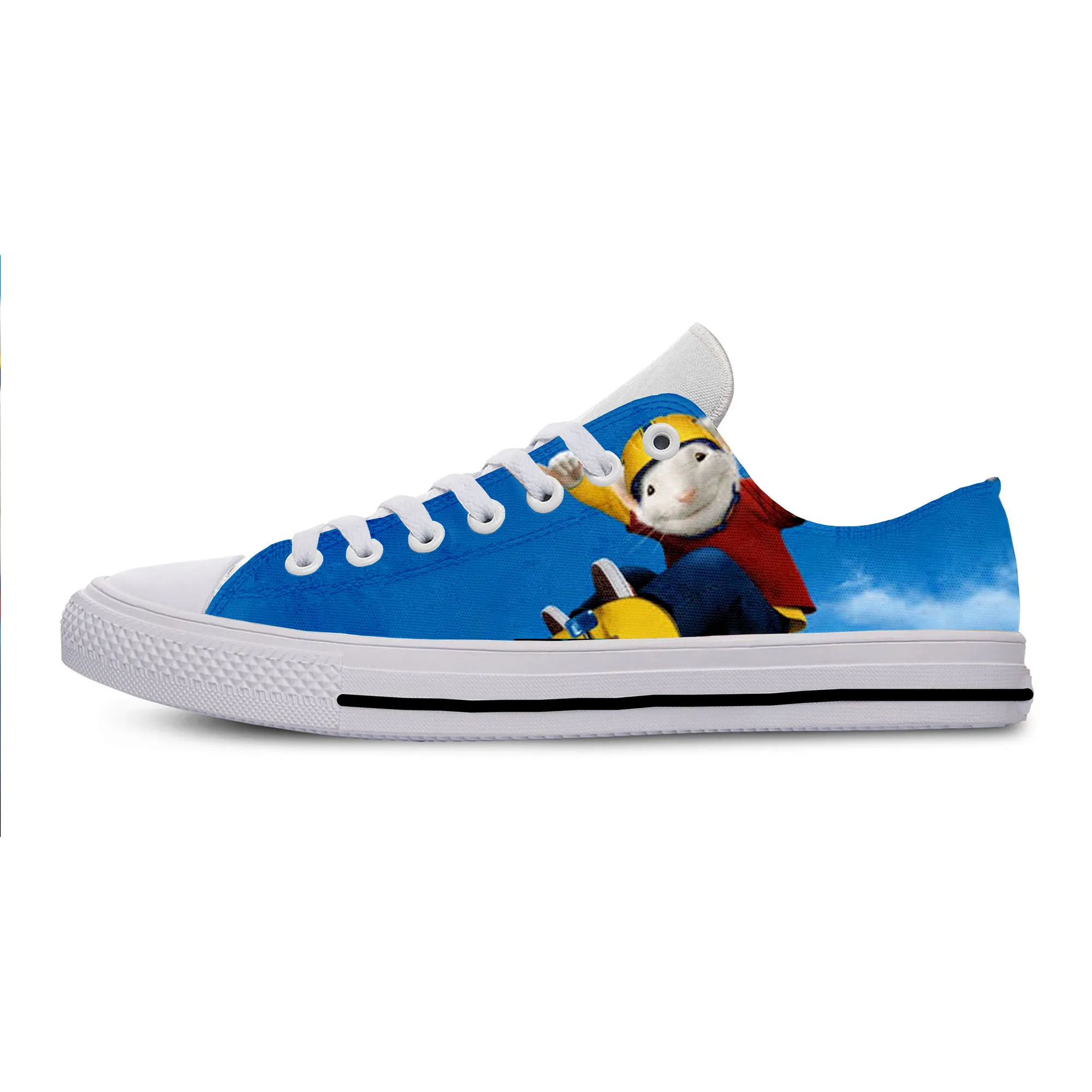 

2019 Hot Cool Fashion Summer Sneakers Handiness Casual Shoes 3D Printed Cartoon Cute Funny For Men Women Stuart Little