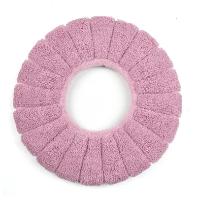 2 pcs Light Pink Rantion 1/2 шт. Ванная комната сиденье для унитаза крышка мягкое теплое моющееся домашнего декора Крышка для унитаза крышка Размеры 30 см Аксессуары для ванной комнаты - Цвет: 2 pcs Light Pink