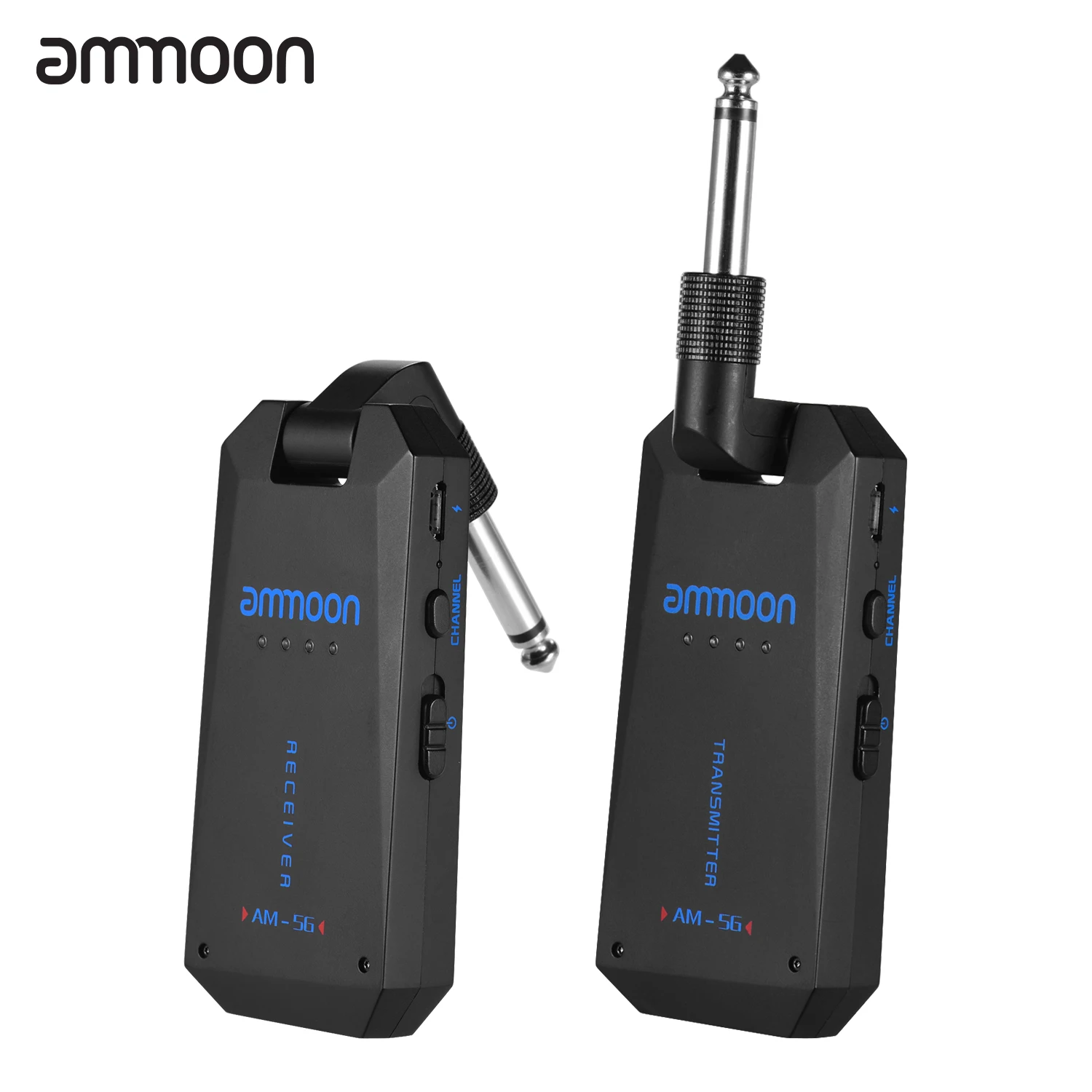 Ammoon AM 5G беспроводная гитарная система 5 8G перезаряжаемый аудио передатчик и