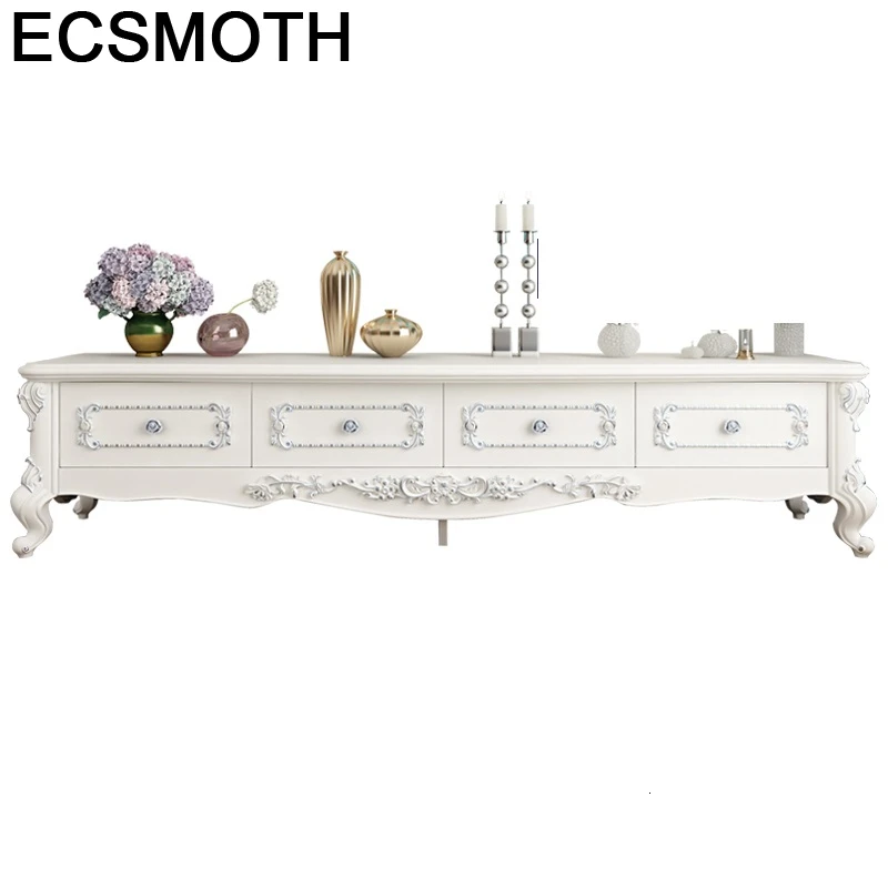 cheap Lcd Meubel Modern Support Ecran Ordinateur Bureau Cabinet European Wodden Meuble Monitor Living Room Furniture Mueble Tv Stand