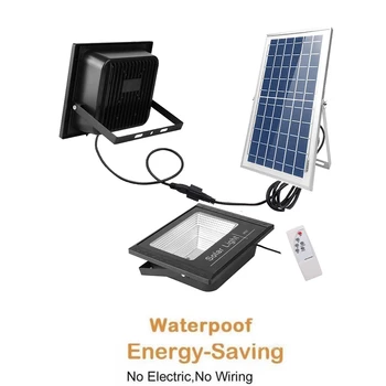 

LED Solar Light Led Solar Lamp Outdoor Light Security Wireless Waterproof With Light UltraThin split panel indoor home security